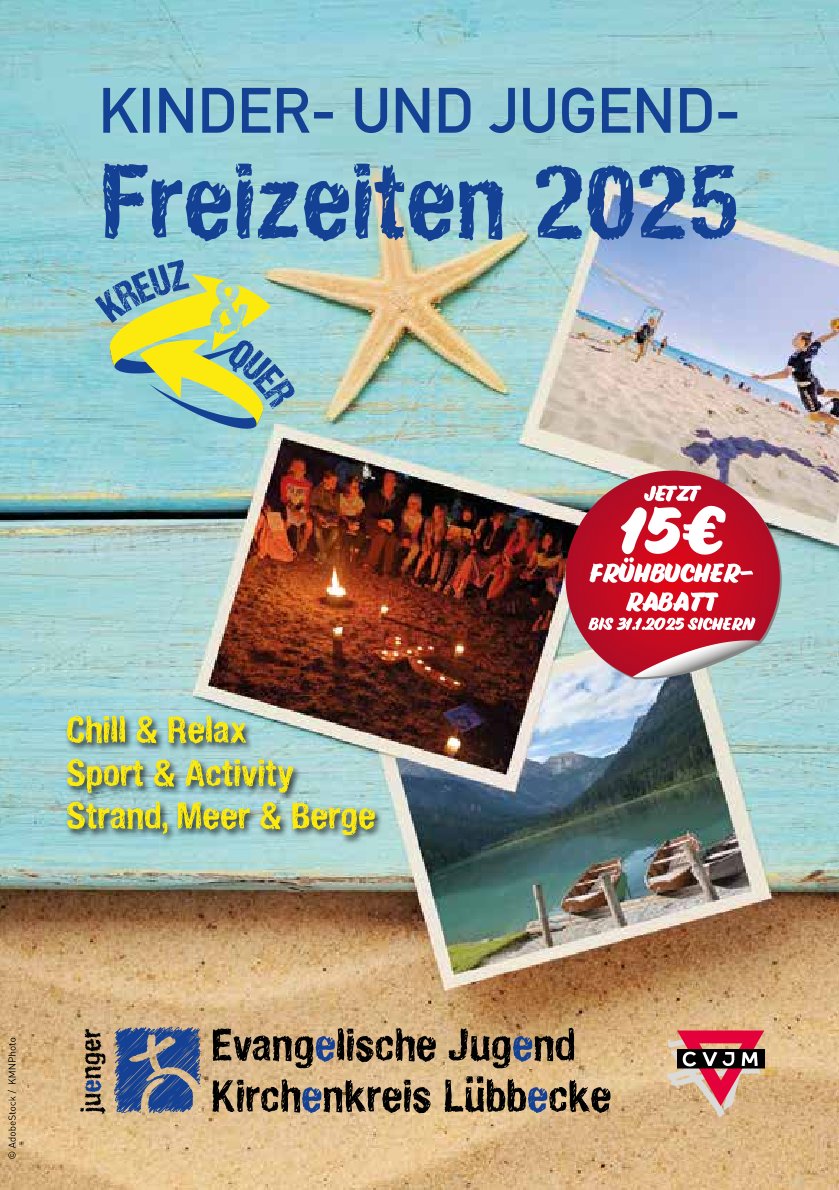Flyer Freizeiten 2025