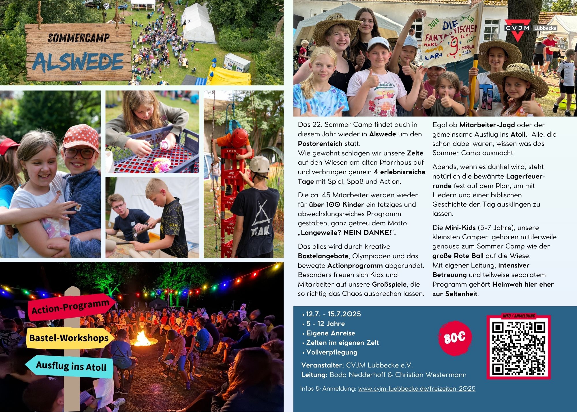 Fyler für das Sommercamp 2025